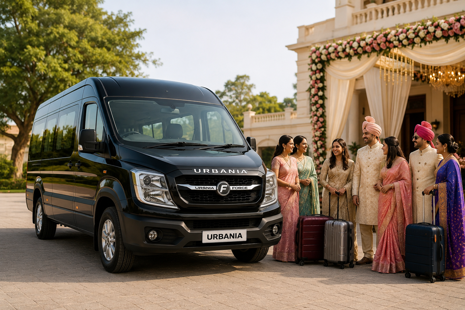 Force Urbania rental service for wedding guests